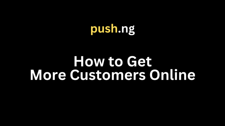 How to Get More Customers Online